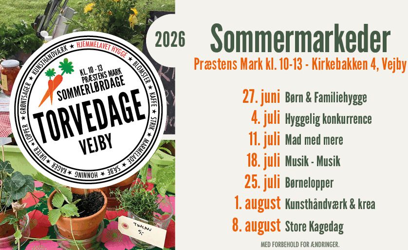 Logo Torvedage i Vejby